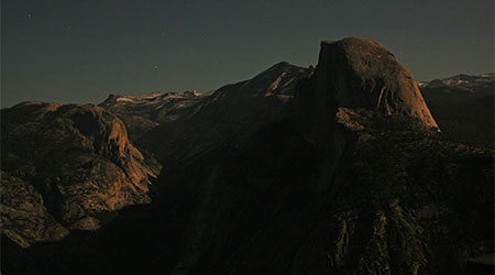 Glacier Point at night