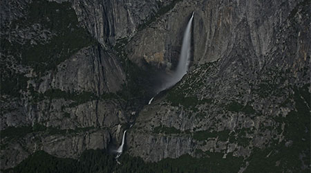 Glacier Point at night